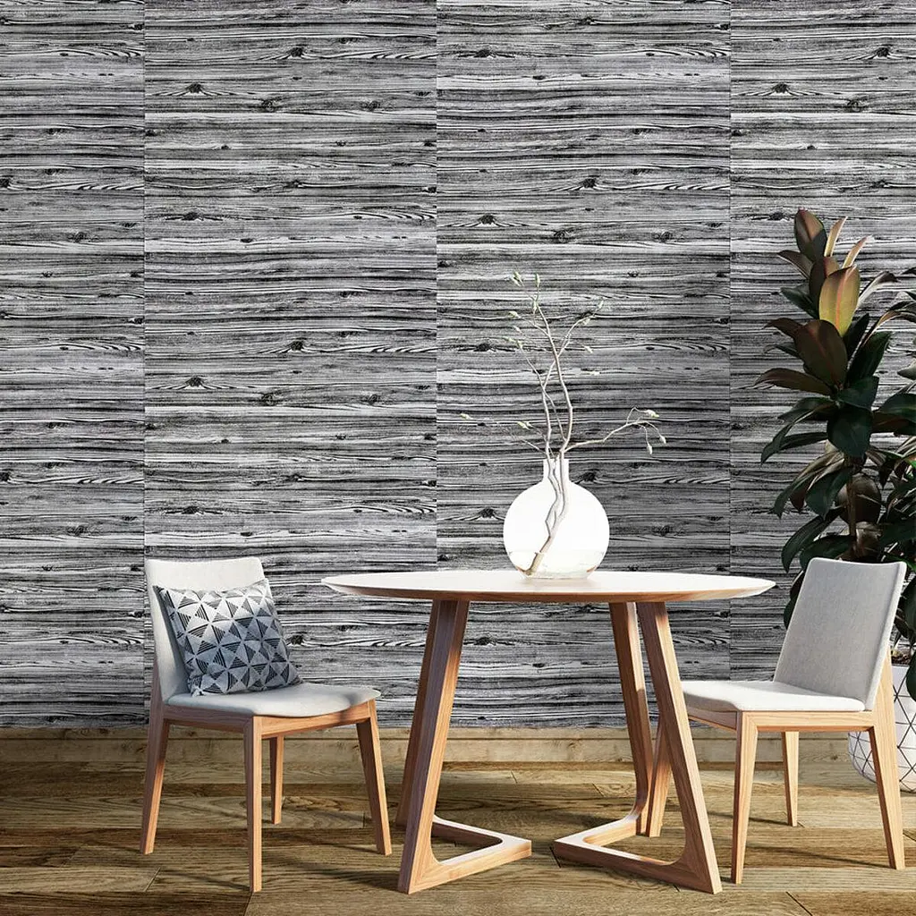 Декоративна 3D панель Sticker Wall самоклейка 700x700x4мм Зебра дерево 081 SW-00000019 - фото 5