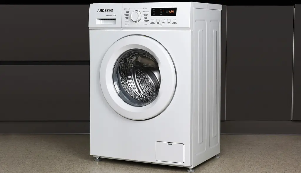 Пральна машина Ardesto з фронтальним завантаженням , 6кг, 1000, A++, 45см, Дисплей, Білий (WMS-6109W) - фото 8