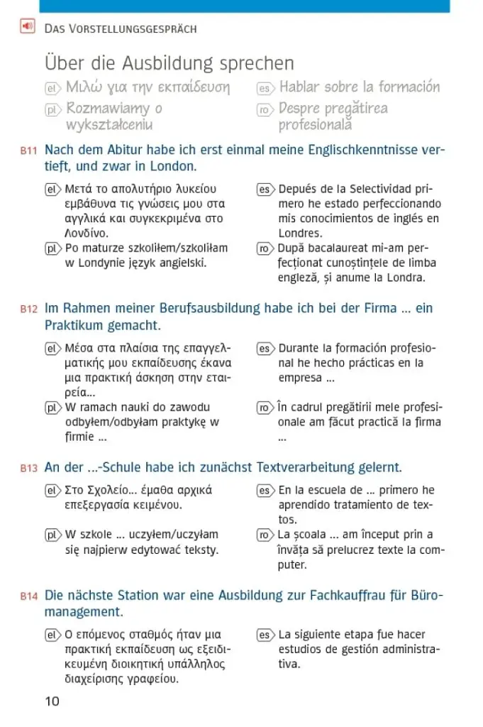 Deutsch in der Firma. Buch mit MP3-Download (Griechisch, Spanisch, Polnisch, Rumаnisch) - фото 4