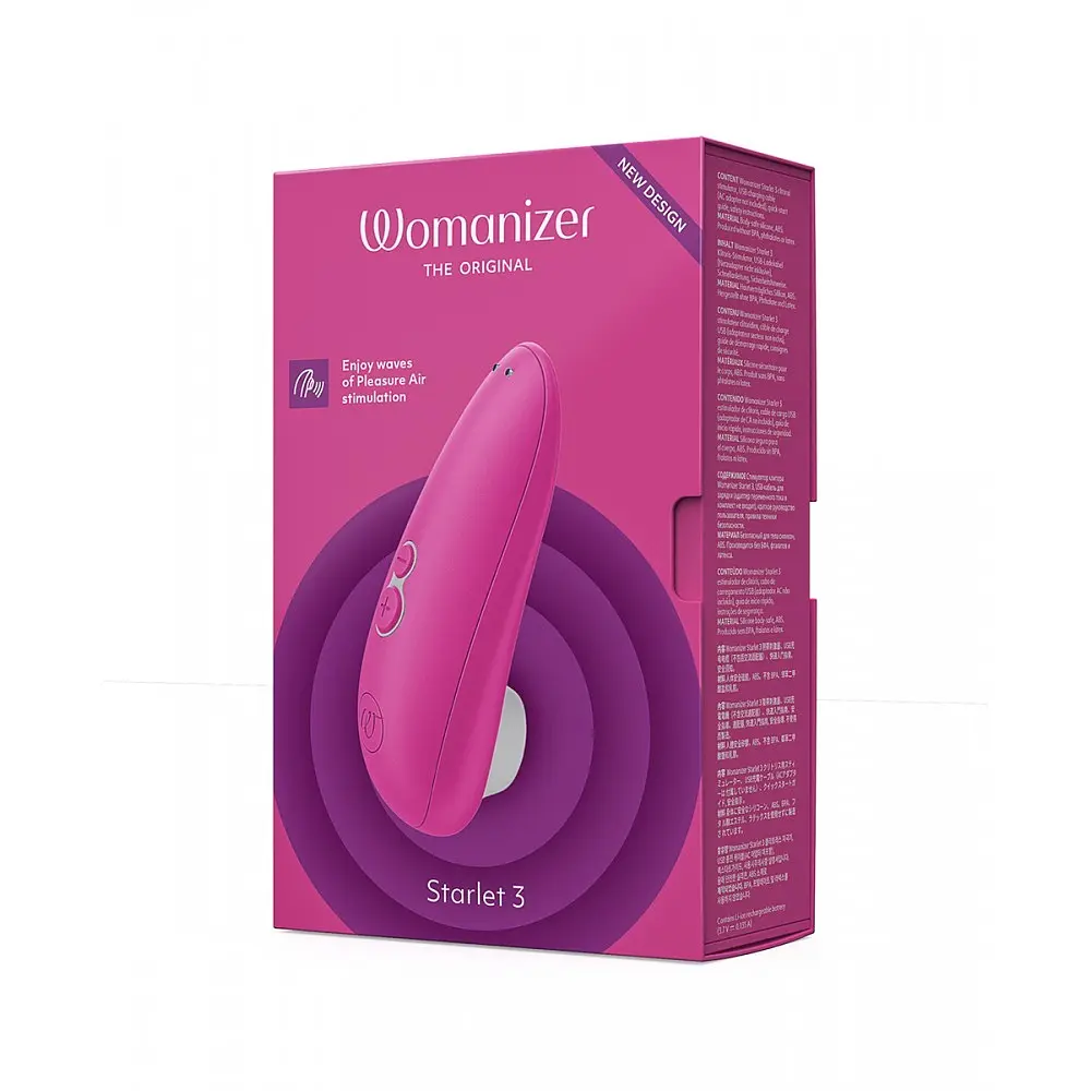 Стимулятор Womanizer Starlet 3 + Лубрикант 50 мл у подарунок Вакуумний клітора - фото 8