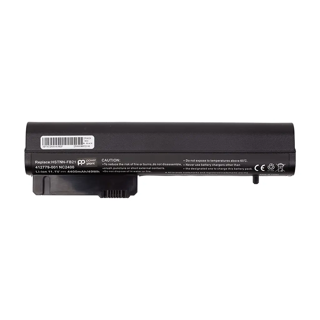 Акумулятор до ноутбука HP EliteBook 2530p (HSTNN-FB21) 11.1V 4400mAh PowerPlant (NB460380)