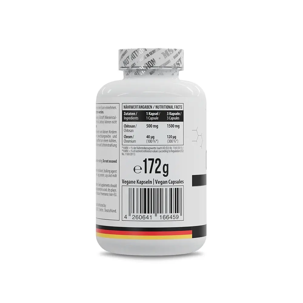 Хітозан та хром MST Nutrition Chitosan with Chrom, 240 капсул - фото 2