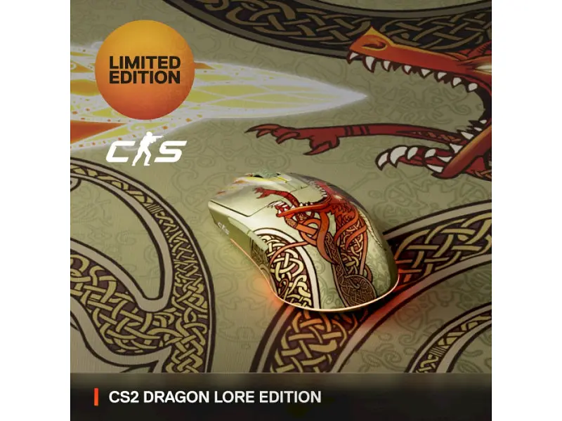 Миша SteelSeries CS2 Dragon Lore Wireless (62614) - фото 8