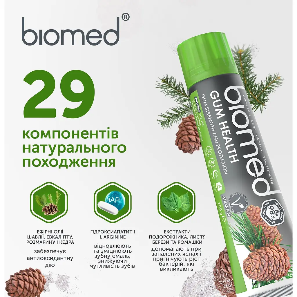 Уценка. Зубная паста Biomed Gum Health Здоровье десен 100 г - фото 8