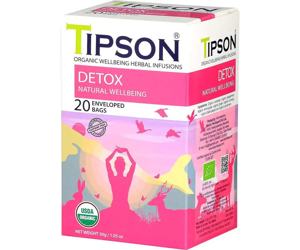 Суміш трав'яна Tipson Detox 30 г (20 шт. х 1.5 г) (896902) - фото 3