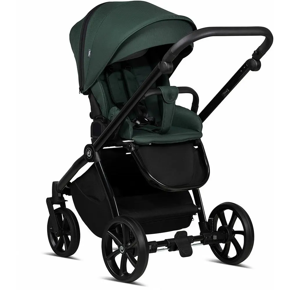 Коляска Tutis Mio Plus Thermo Pacific green, універсальна 2 в 1, темно-зелена (1352240) - фото 3