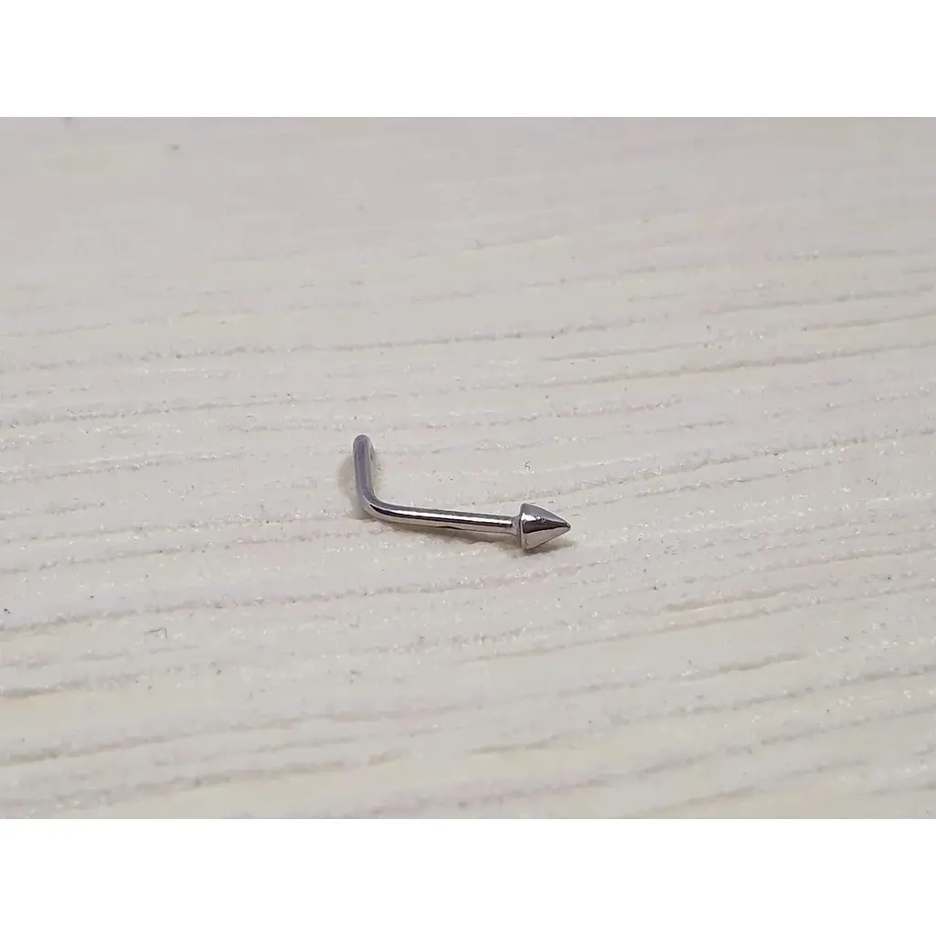 Срібна сережка-пірсинг в ніс Silvex 925. ПР2/002 - фото 2