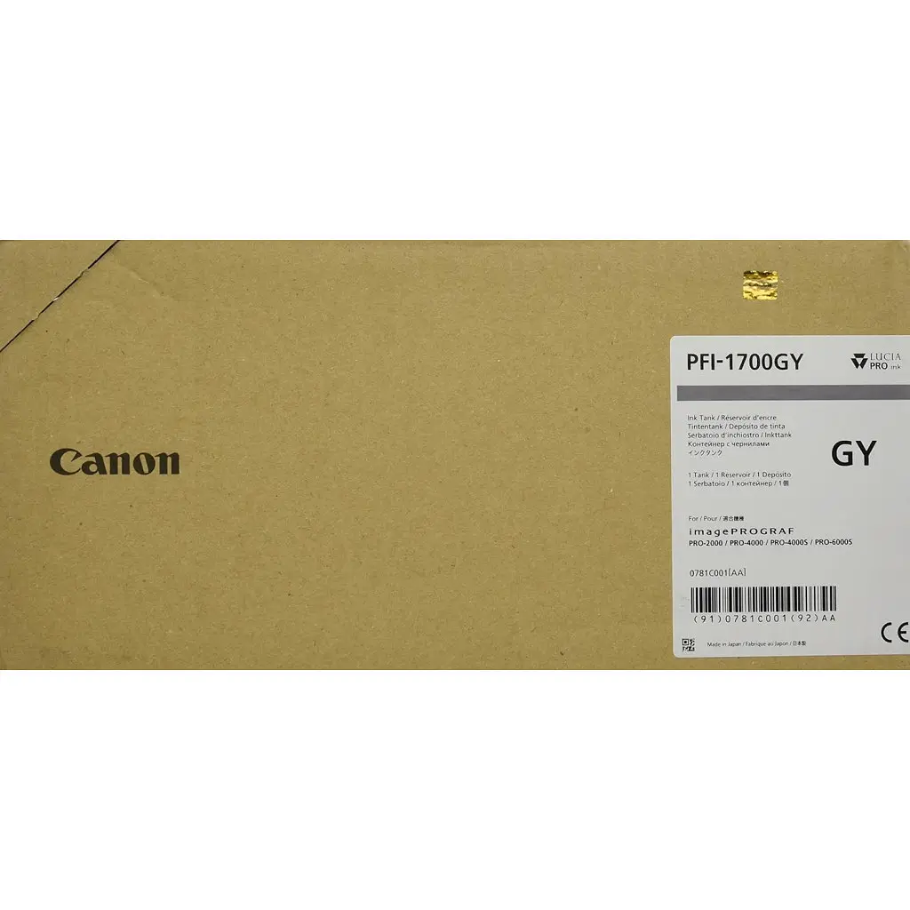 Картридж Canon PFI-1700 grey (0781C001) - фото 2