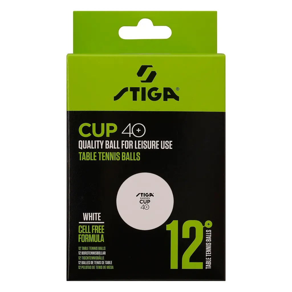 М'ячі для настільного тенісу Stiga Cup ABS 12 шт (1110-2510-12) - фото 2