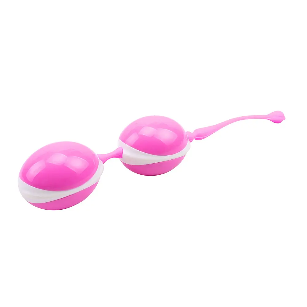 Вагінальні кульки Chisa Geisha Lastic Double Balls II, Hi-Basic Pink - фото 2