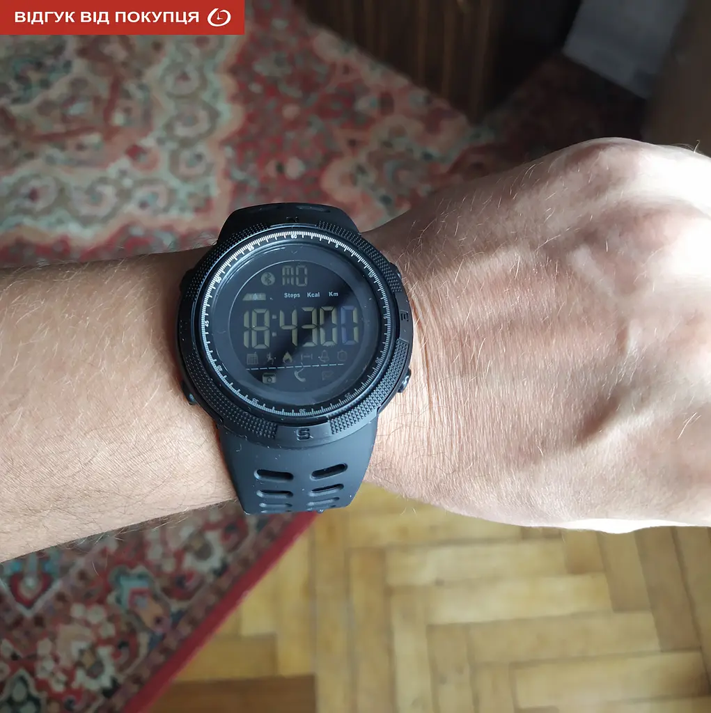 Часы Smart Skmei Clever 1250 Black - фото 15