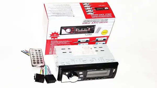 Автомагнитола с индикаторным дисплеем LED с анимацией с отображением диапазона, частоты, номера трека XPRO 1285 ISO MP3 FM USB microSD-карта черная (lp-90995_446) - фото 11