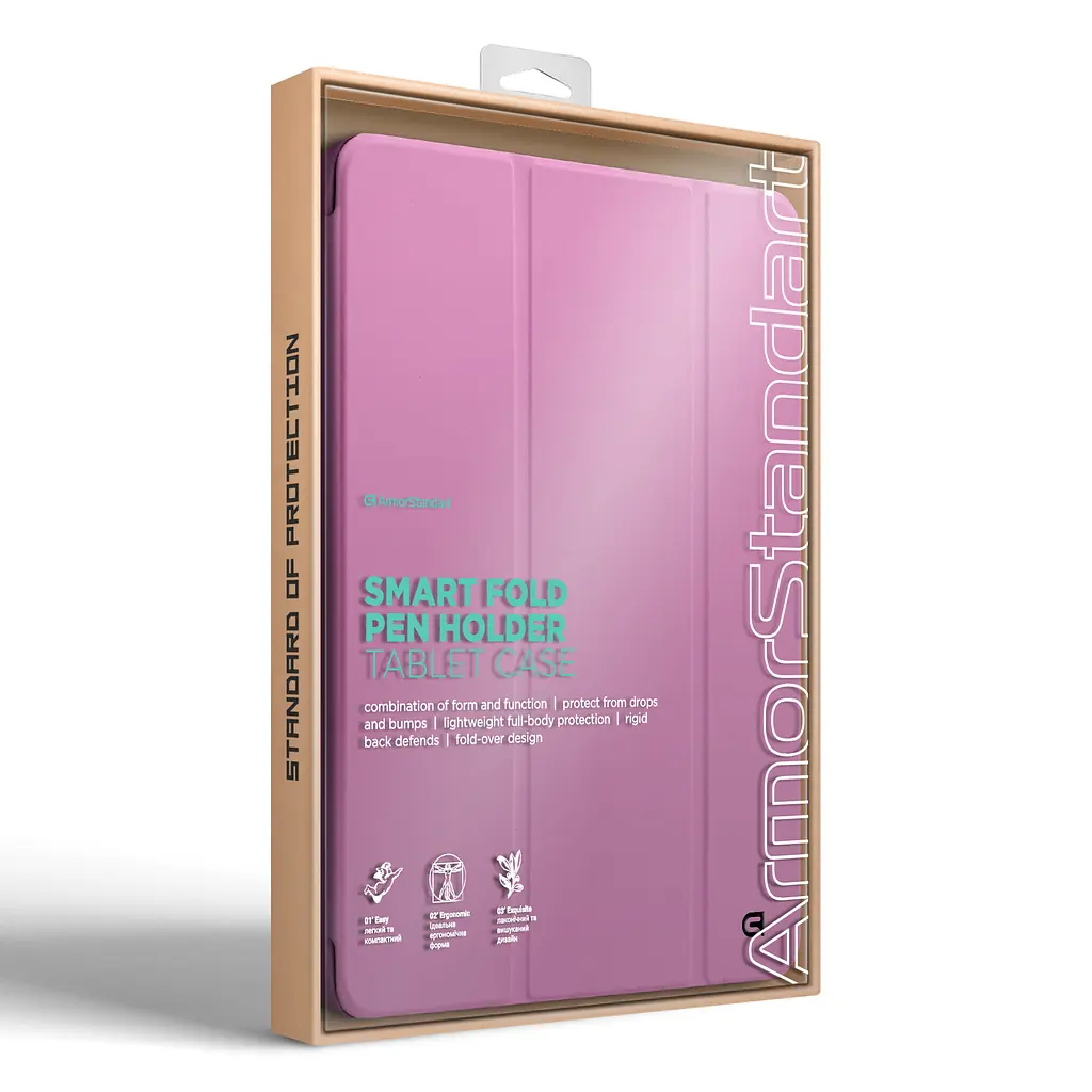 Чехол ArmorStandart Smart Fold Pen для iPad 10.9 2022 Pink (ARM74948) - фото 8