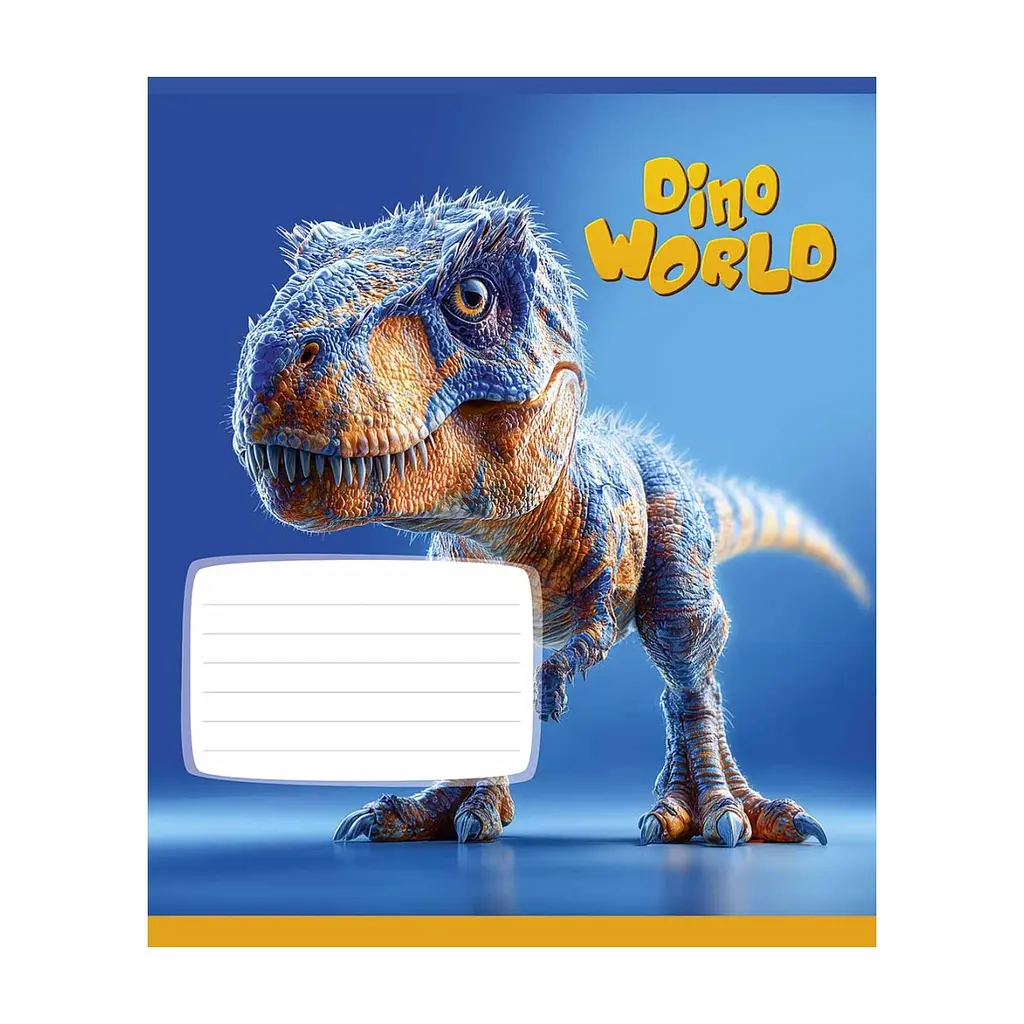 Зошит Школярик Star Dino world 12 аркушів клітинка (012-3664K), в асортименті - фото 2