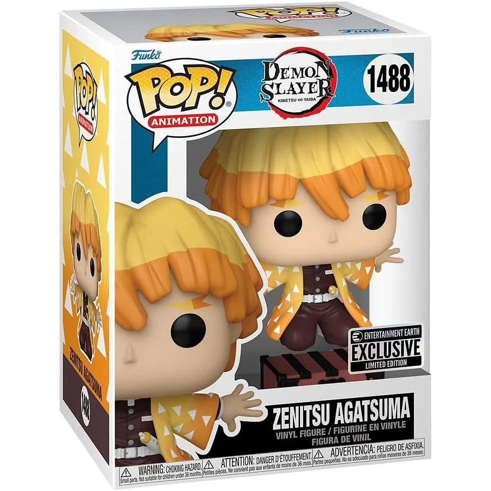 Фигурка Funko Pop Клинок рассекающий демонов Зеницу Demon Slayer Zenitsu 10 см DS Z 1488 - фото 3