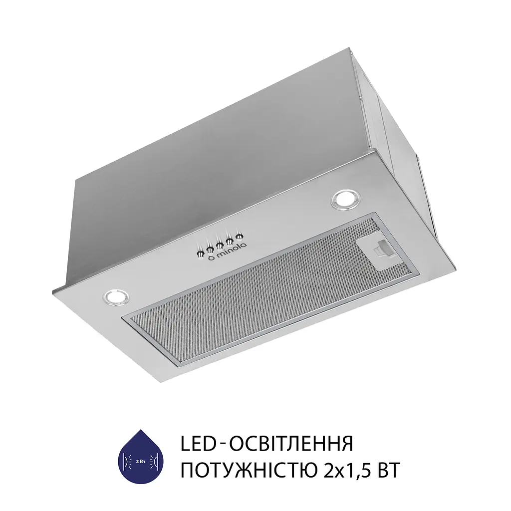 Витяжка повновбудована MINOLA HBI 5627 I 1000 LED - фото 5