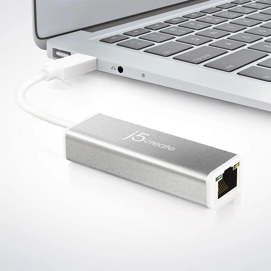 Перехідник j5create JUE130-N, з USB-A на Gigabit Ethernet (JUE130-N) - фото 7