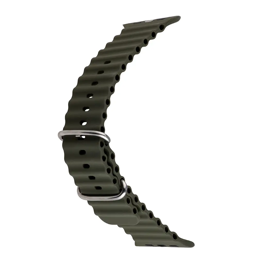 Ремінець Silicone Apple Watch Ocean Band Ultra 42/44/45/46/49 мм Dark Olive - фото 2