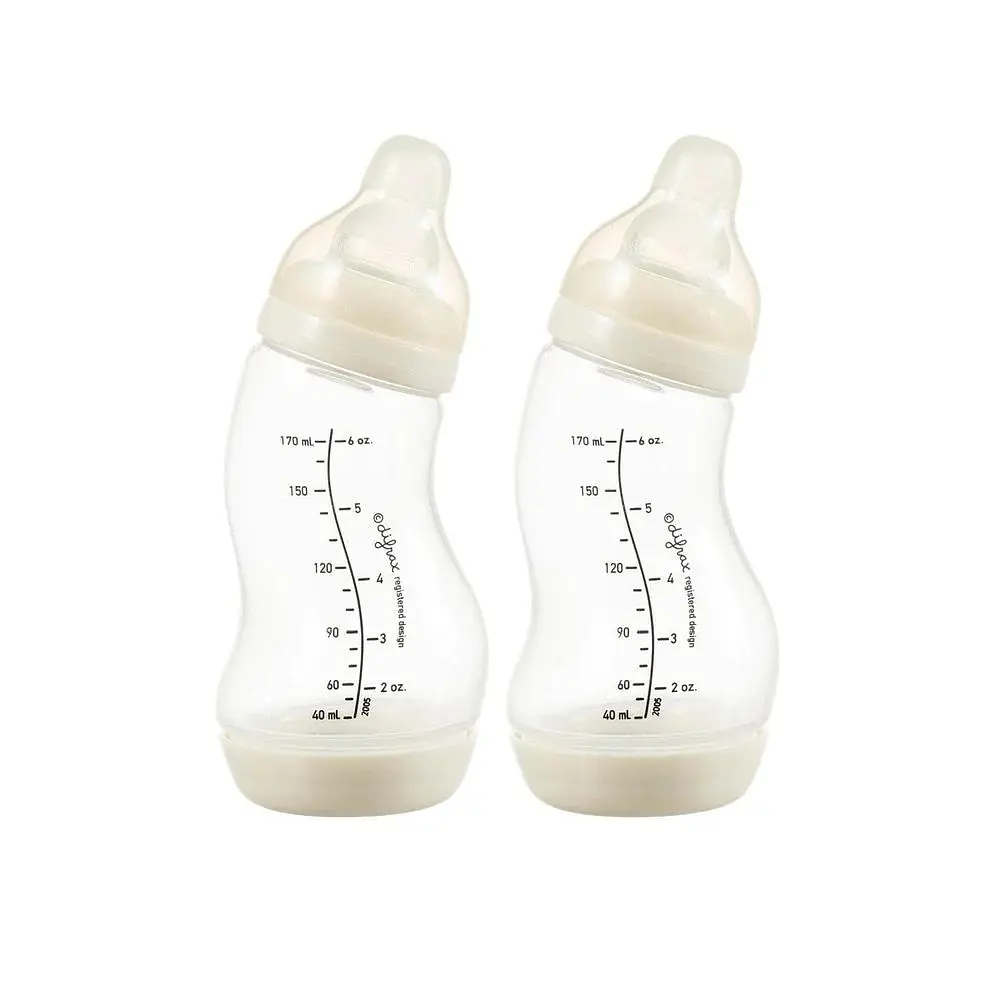 Набір для годування новонароджених Difrax S-bottle Natural 4 антиколікові пляшечки та 2 пустушки - фото 3