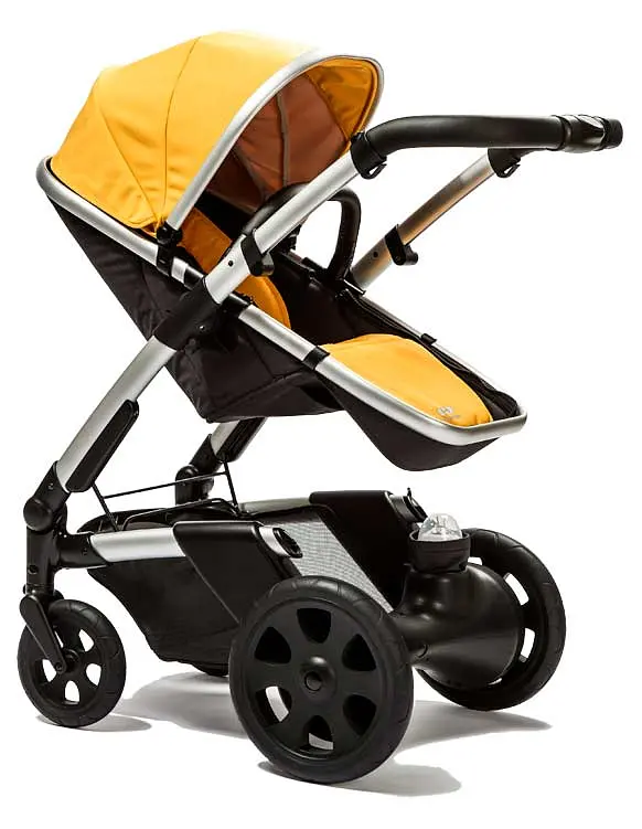 Универсальная коляска 2 в 1 Heetee Mayfair, Black/Mustard чорний з жовтим (MF1.N.2P.BMT) - фото 8