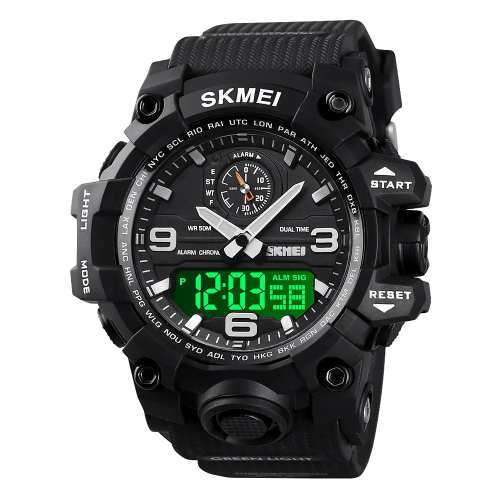 Наручные часы мужские 1586 Black Skmei acs0030685 - фото 3