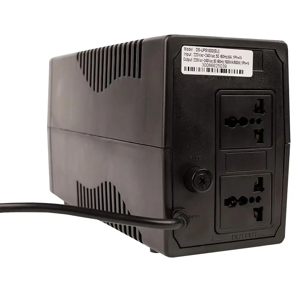 Джерело безперебійного живлення 1000VA/500W Hikvision DS-UPS1000/EU (99-00011820) - фото 4