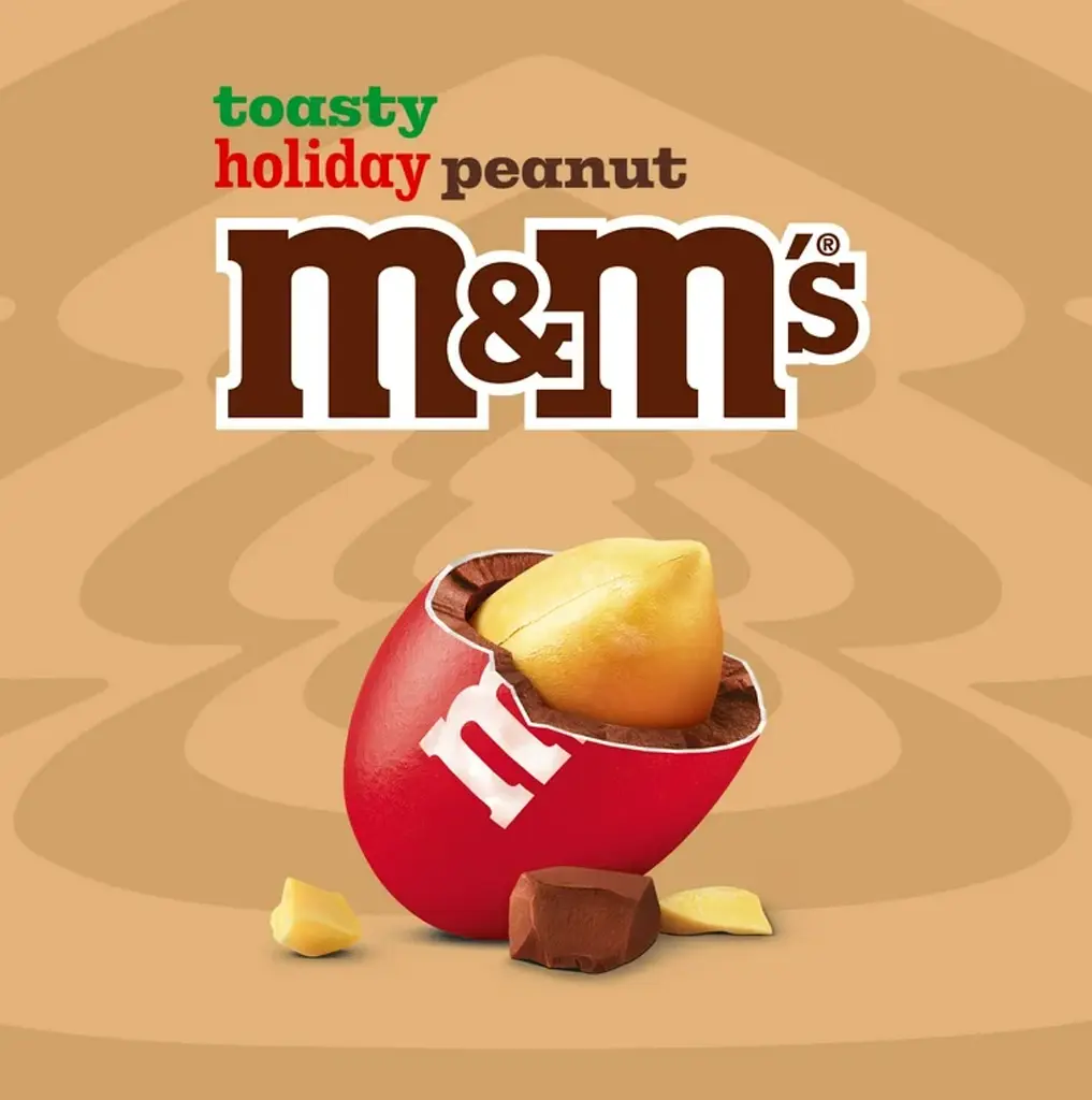 Драже M&M's Toasty Holiday Peanut Chocolate Candy 210 г - фото 4