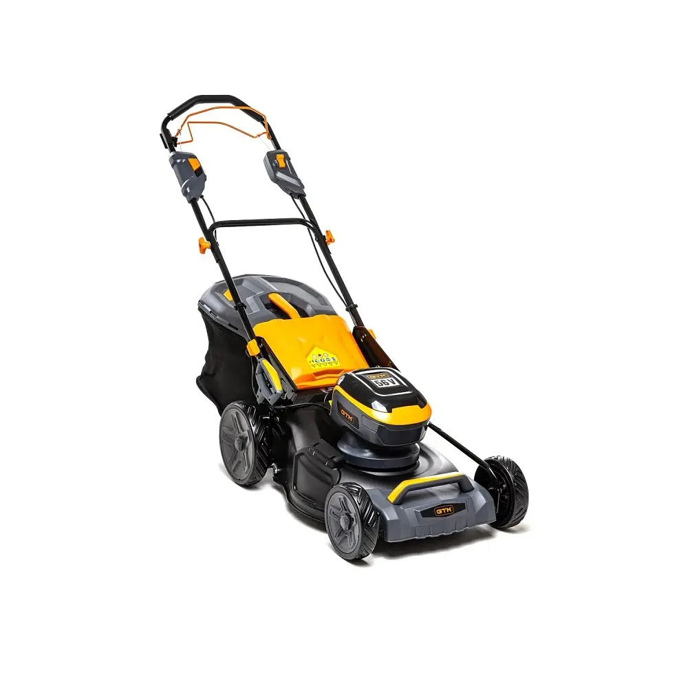 Газонокосарка акумуляторна самохідна GTM LM56/480SP-V KIT (48 см, 25-80 мм, 55 л, BL, GTM 56 В, комплект) - фото 4