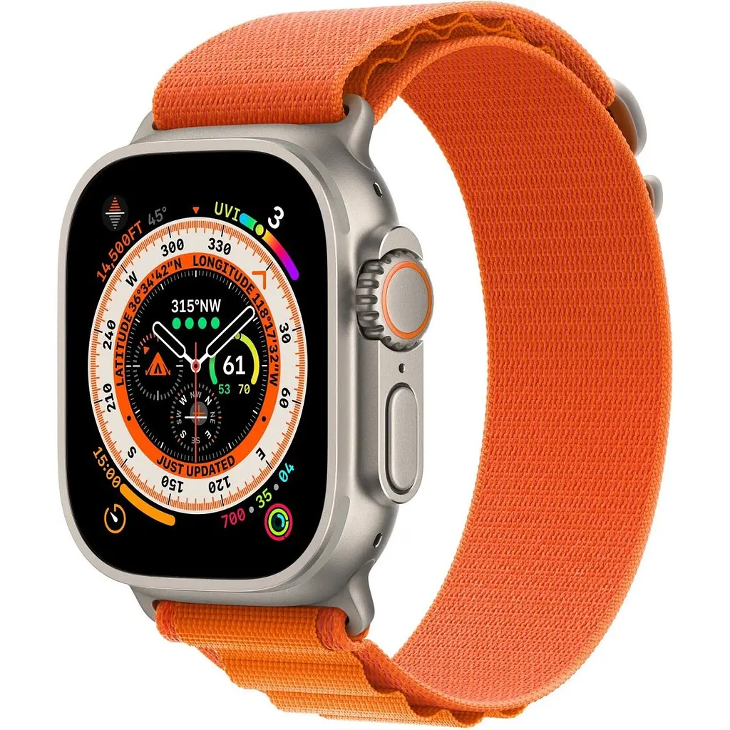 Ремешок Apple High Copy Alpine Loop для Apple Watch 42/44/45/49 mm Orange [133623] - фото 2