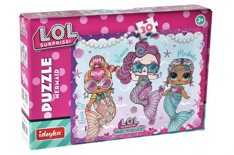 Пазли - 30 елм. - LP30-003 "L.O.L Mermaid" Ideyka