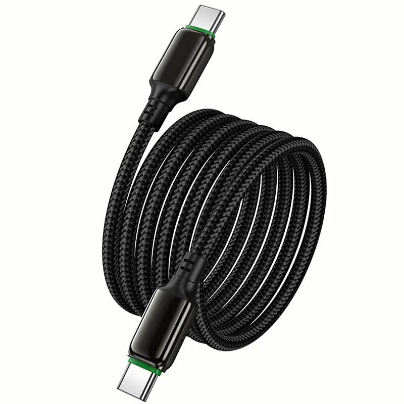 Дата кабель Hoco X127 Exceed Type-C to Type-C 60W (1m) Black - фото 3