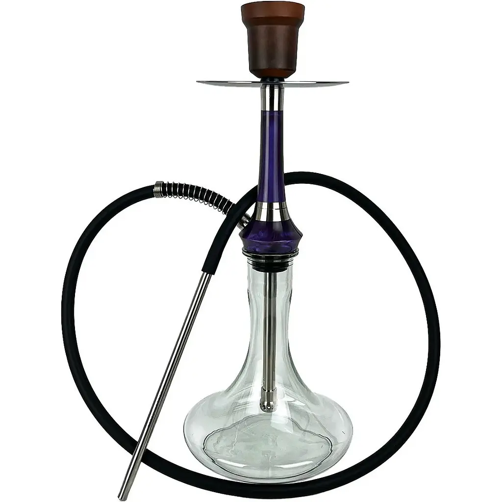 Кальян Totem Hookah Monolit Optima Violet Space Craft Clear - фото 2