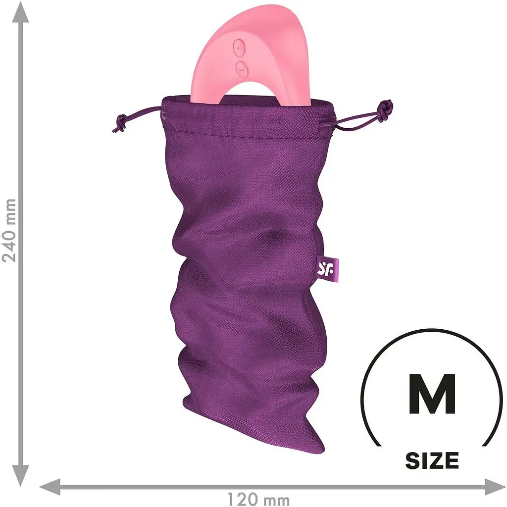 Мішечок для зберігання іграшок Satisfyer Treasure Bag M Violet - фото 2