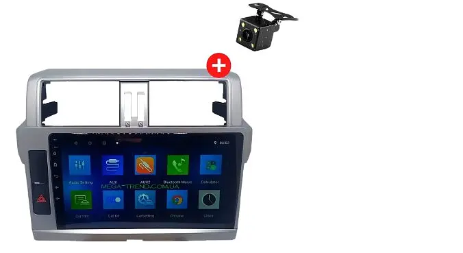 Автомагнитола XPRO штатная Toyota Prado 150 2014 Android 10.1 4/32 черный (Toyota Prado 150 2014_8800) - фото 3
