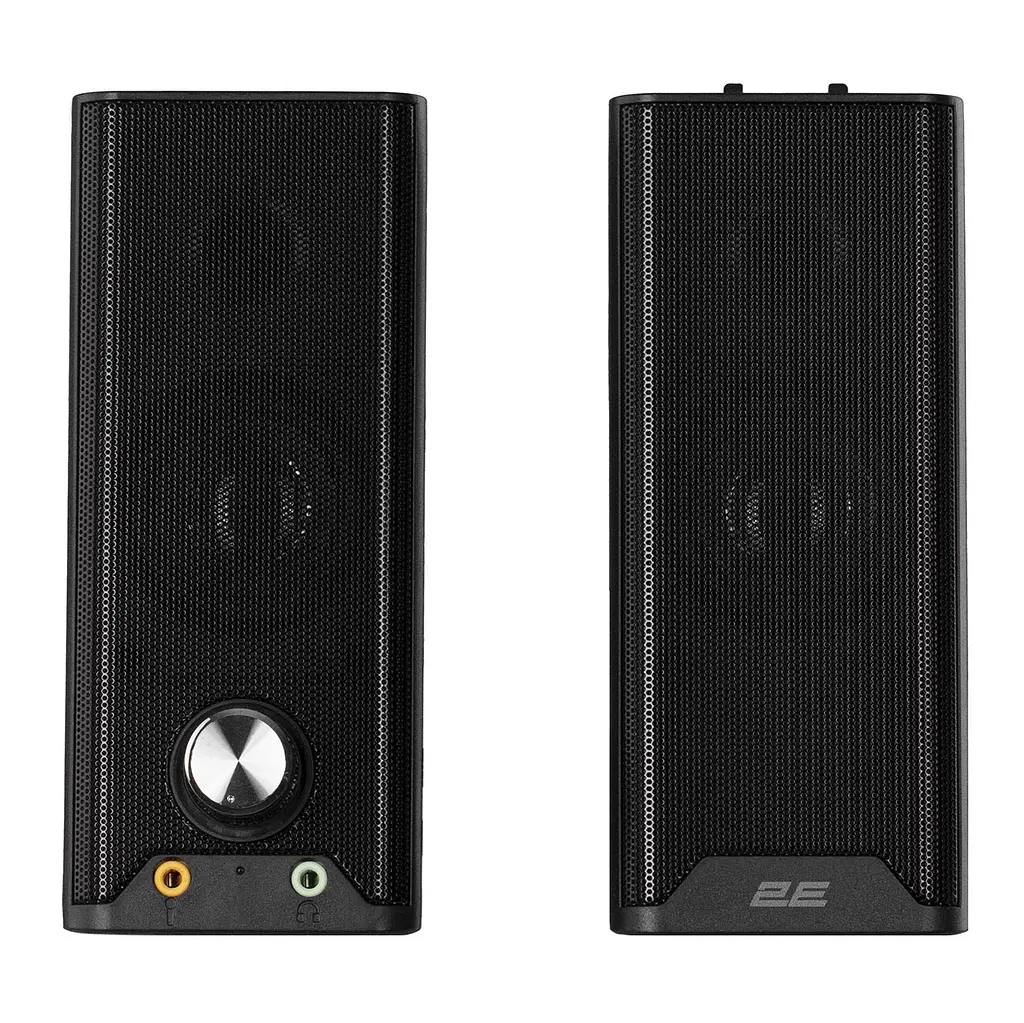 Комп'ютерні колонки 2E PCS203 Black, 2.0, USB, Metal - фото 11