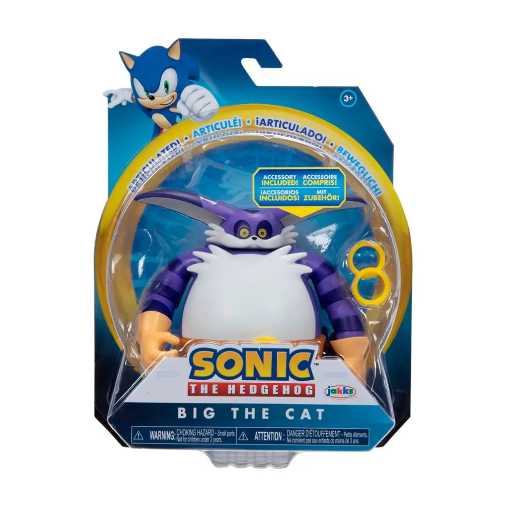 Фігурка Sonic the Hedgehog з артикуляцією - Модерн Кіт Біг 10 см (41680i-GEN) - фото 5