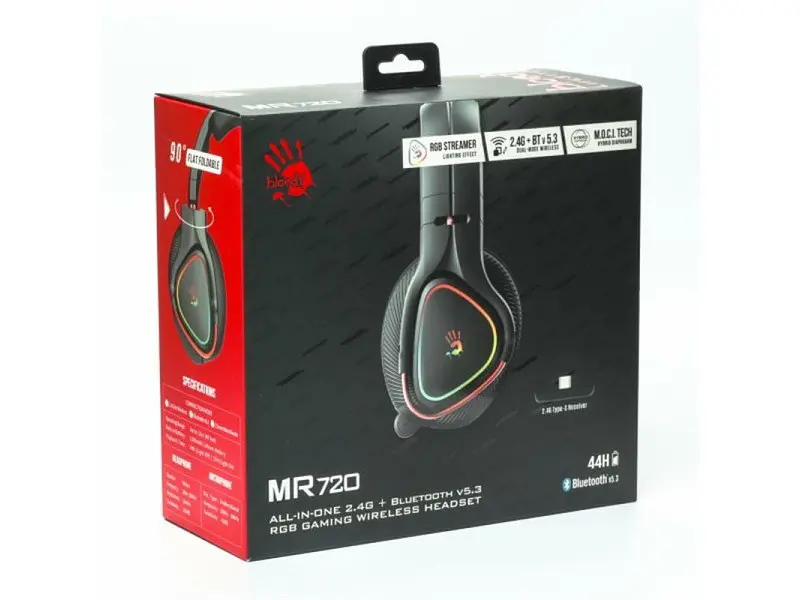 Навушники з мікрофоном A4Tech Bloody MR720 Black - фото 6