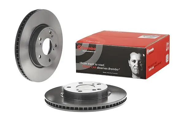 Диск гальмівний вентильований Honda Civic X 16-25р Brembo (09.D881.11) - фото 2