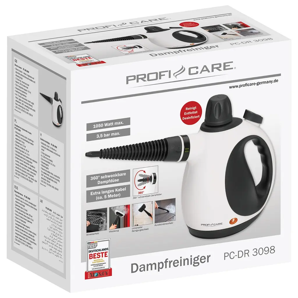 Пароочисник Profi Care PC-DR 3098 - фото 10