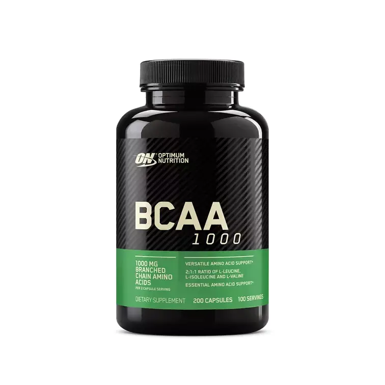 Амінокислота BCAA Optimum Nutrition BCAA 1000, 200 капсул