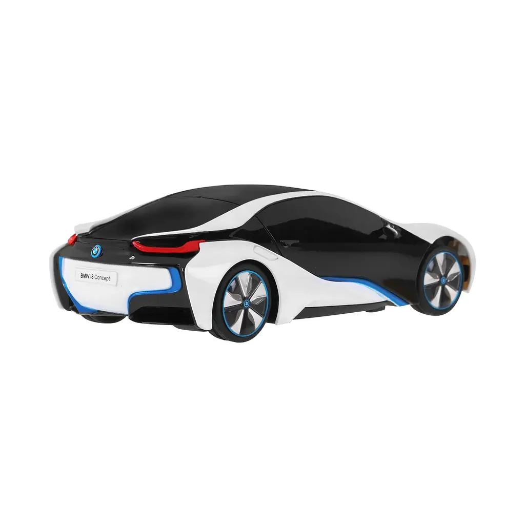 Машинка RASTAR BMW i8 на дистанционном управлении + пульт 2,4 ГГц 1:24 белый 48400 - фото 3