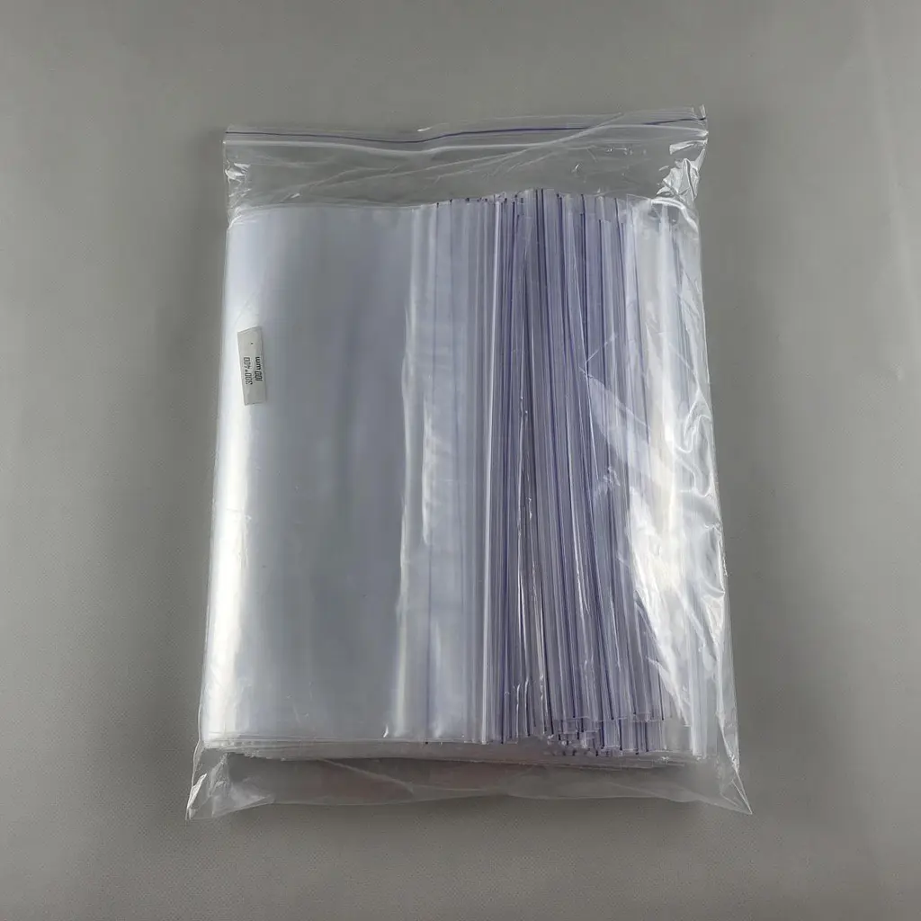 Пакети Zip-Lock прозорі 30x40 см, 100 шт, 50 мкм, поліетиленові пакети із застібкою - фото 3