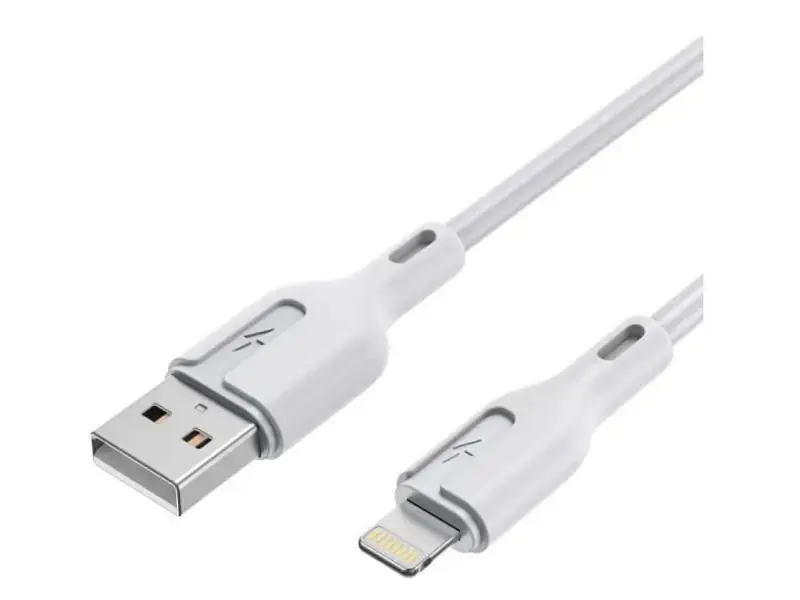 Кабель Lightning Choetech USB 2.0 AM to Lightning 1.0m 2.4A white (XAL-0003-WH-V2) - фото 2