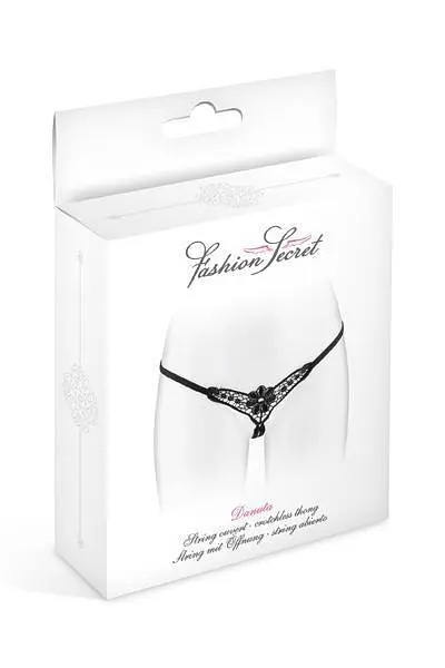 Трусики-стрінги Fashion Secret DANUTA Black S/M/L - фото 3