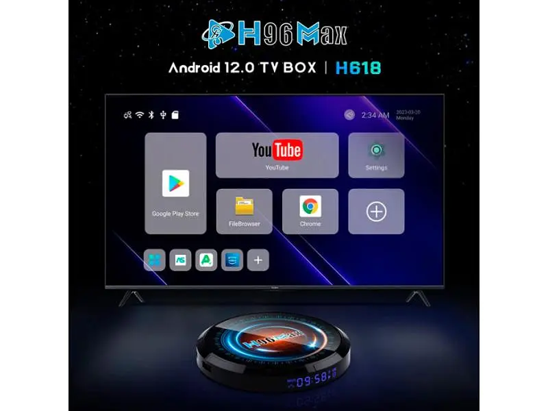 Стаціонарний медіаплеєр H96 MAX W2 4/64GB - фото 10