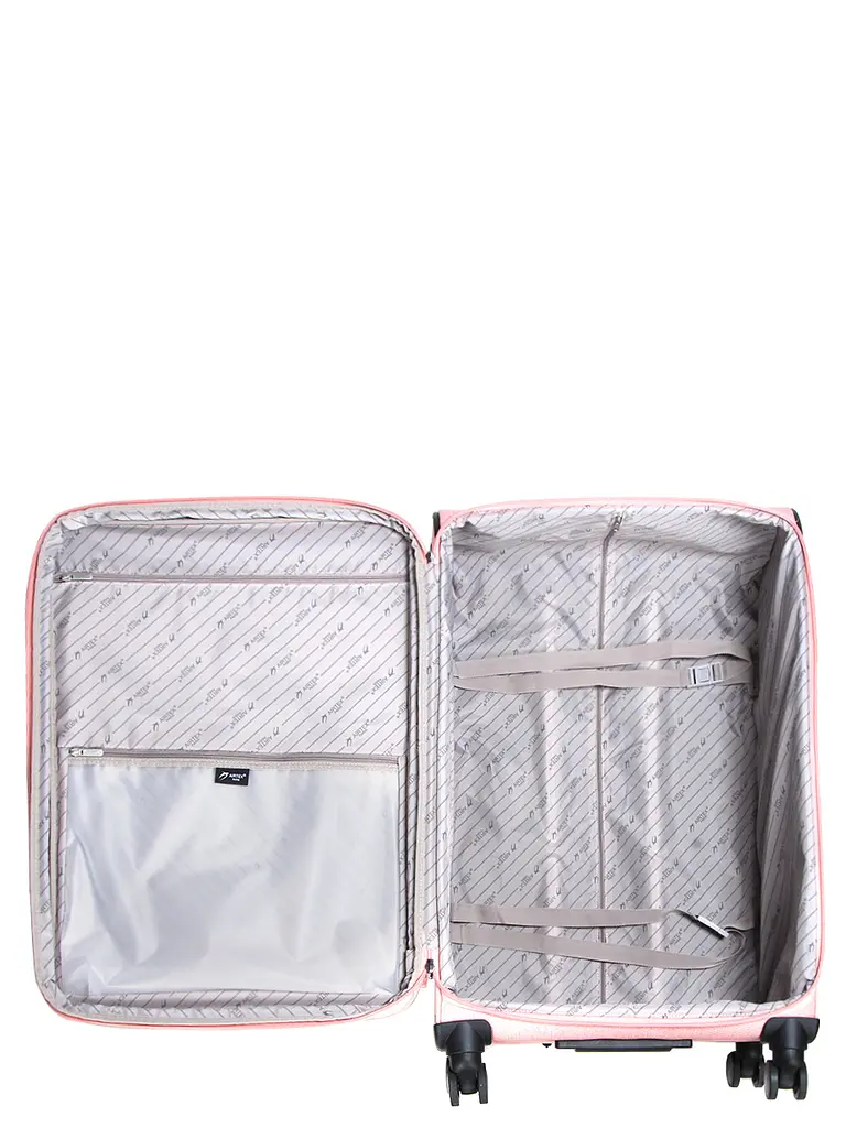 Валіза велика L тканинна з розширенням Airtex 828 78×48×34см 113л Рожевий - фото 11