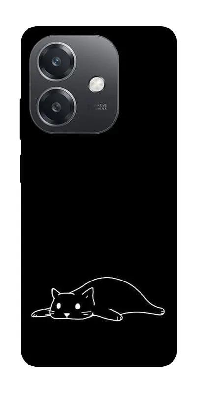 TPU чохол Demsky Lazy cat для Oppo A3 4G