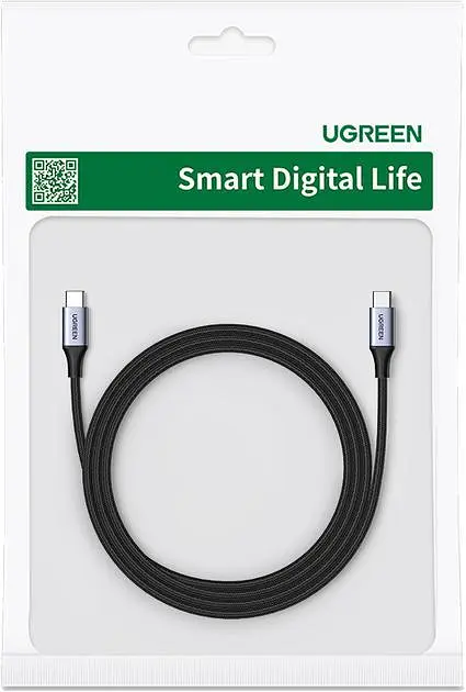 Кабель PD3.1 USB-C 240W UGREEN US535 Type-C для Type-C для швидкого заряджання ноутбука, планшета, телефону 5А 48V - фото 9