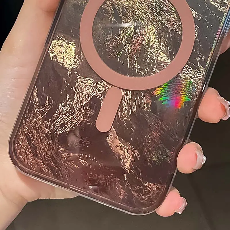 Чохол Epik TPU Shiny Mountain MagFit для Apple iPhone 16e 6.1 Chocolate - фото 2