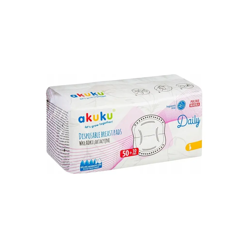 Вкладыш для бюстгальтера Akuku 60 шт (A0160)